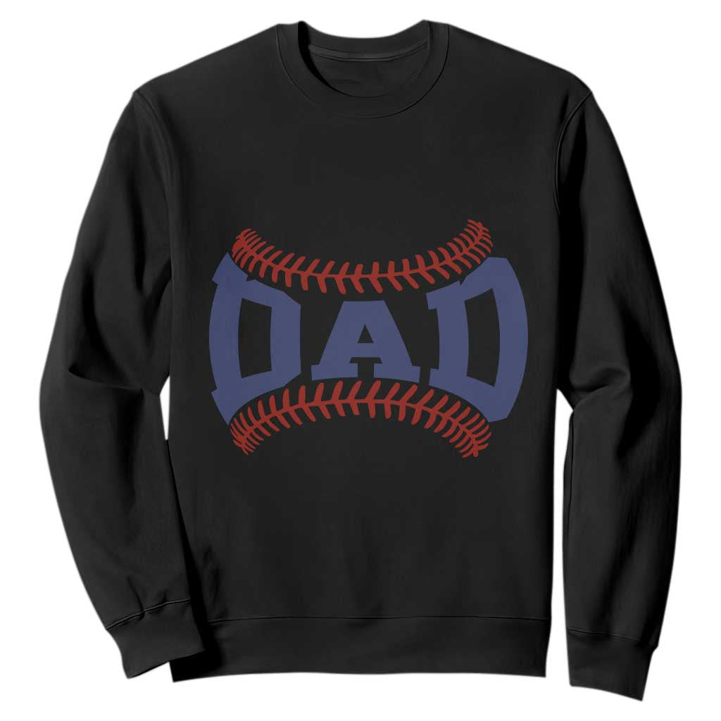 Proud Baseball Dad Sweatshirt Game Day Gift For Him TS12 Black Print Your Wear