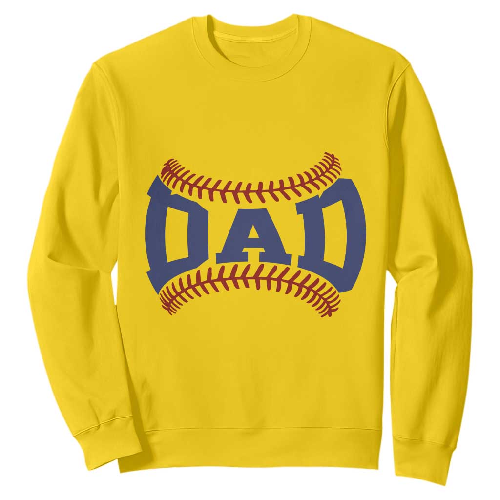 Proud Baseball Dad Sweatshirt Game Day Gift For Him TS12 Daisy Print Your Wear
