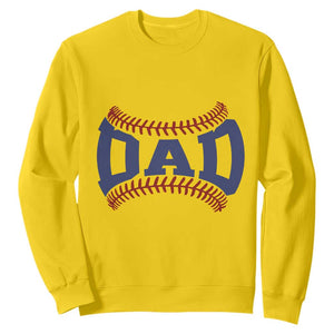 Proud Baseball Dad Sweatshirt Game Day Gift For Him TS12 Daisy Print Your Wear