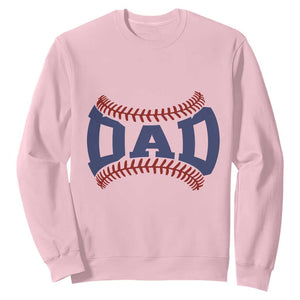 Proud Baseball Dad Sweatshirt Game Day Gift For Him TS12 Light Pink Print Your Wear