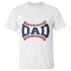 Proud Baseball Dad T Shirt Game Day Gift For Him TS12 White Print Your Wear