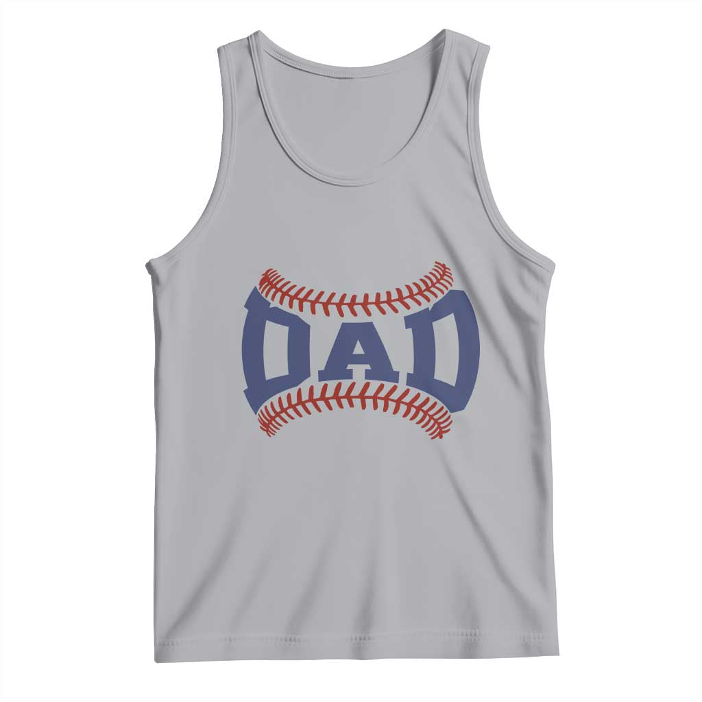 Proud Baseball Dad Tank Top Game Day Gift For Him TS12 Athletic Heather Print Your Wear