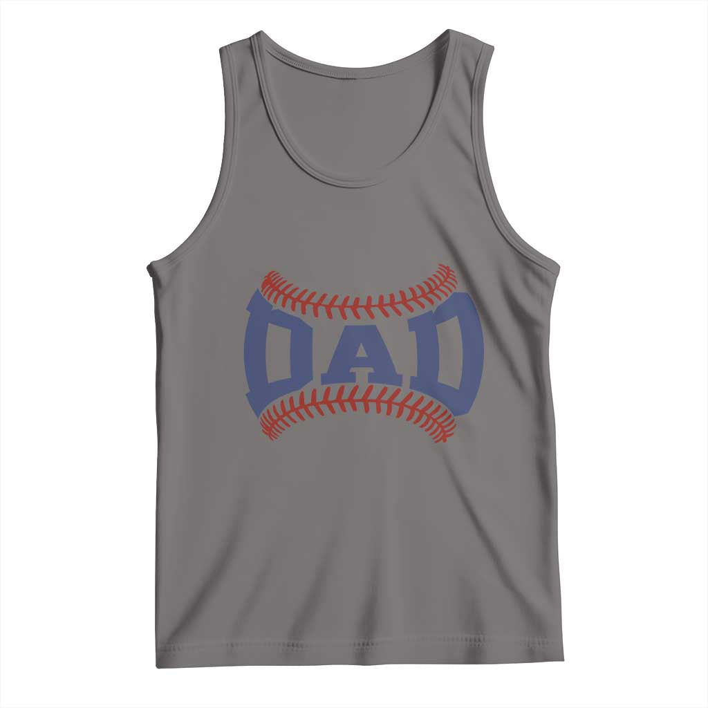 Proud Baseball Dad Tank Top Game Day Gift For Him TS12 Deep Heather Print Your Wear