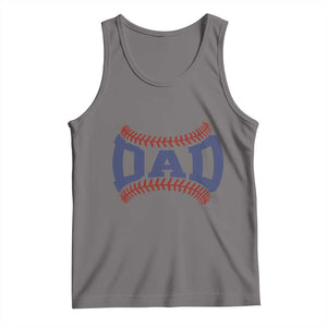 Proud Baseball Dad Tank Top Game Day Gift For Him TS12 Deep Heather Print Your Wear
