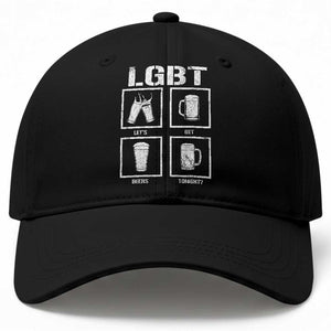 LGBT Let's Get Beers Tonight Baseball Cap Funny Beer Drinking TS12 Print Your Wear