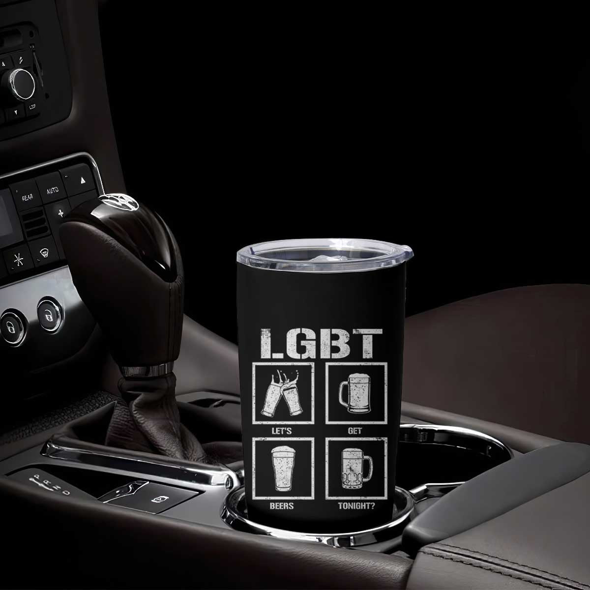 LGBT Let's Get Beers Tonight Tumbler Cup Funny Beer Drinking TS12 Print Your Wear