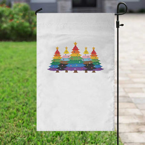 Christmas Rainbow Tree LGBTQ Support Garden Flag Holiday Pride Gift TS12 Print Your Wear