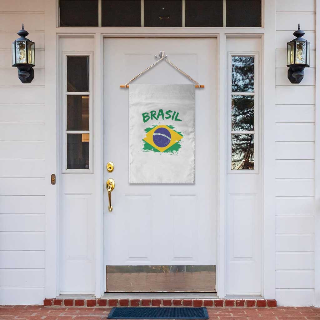 Vintage Brasil Flag Garden Flag Brazilian Heritage Pride TS12 Print Your Wear