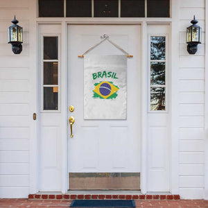 Vintage Brasil Flag Garden Flag Brazilian Heritage Pride TS12 Print Your Wear