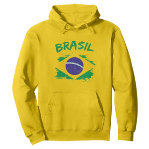 Vintage Brasil Flag Hoodie Brazilian Heritage Pride TS12 Daisy Print Your Wear