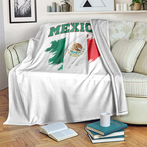 Retro Vintage Mexico Flag Throw Blanket Mexican Pride Gift TS12 Print Your Wear