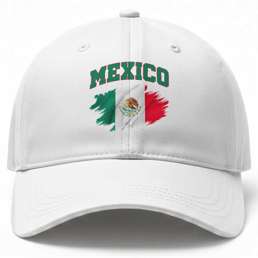 Retro Vintage Mexico Flag Baseball Cap Mexican Pride Gift TS12 Print Your Wear