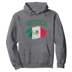 Retro Vintage Mexico Flag Hoodie Mexican Pride Gift TS12 Charcoal Print Your Wear