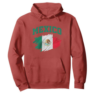Retro Vintage Mexico Flag Hoodie Mexican Pride Gift TS12 Red Print Your Wear