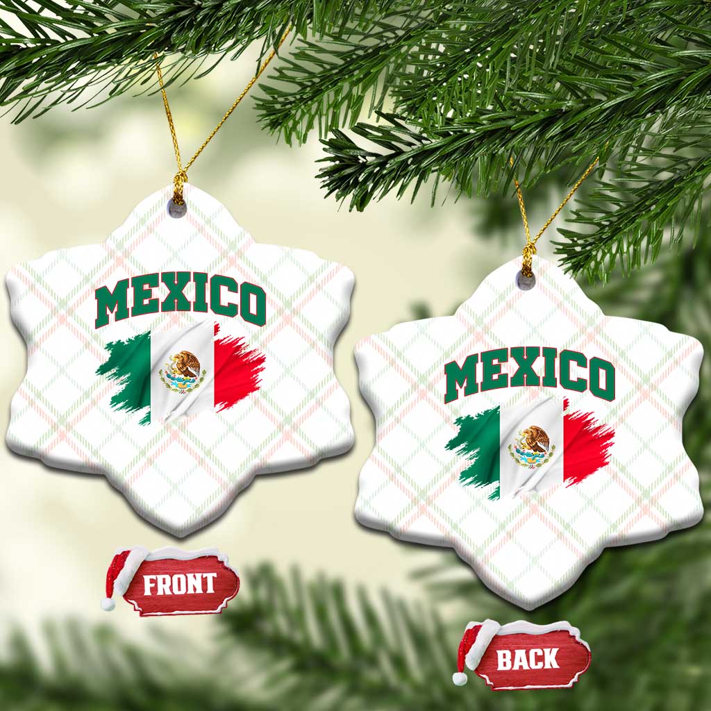 Retro Vintage Mexico Flag Ceramic Ornament Mexican Pride Gift TS12 Print Your Wear
