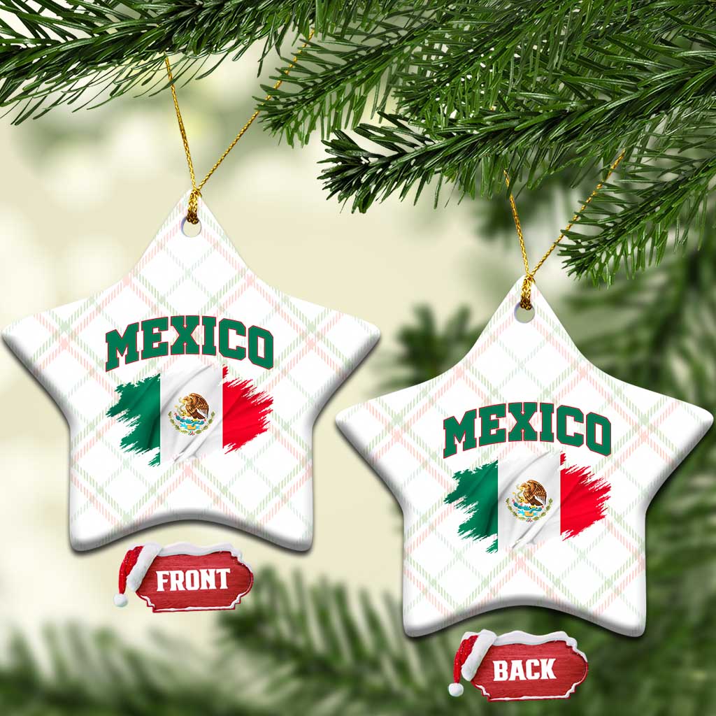 Retro Vintage Mexico Flag Ceramic Ornament Mexican Pride Gift TS12 Print Your Wear