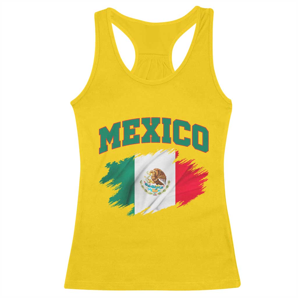 Retro Vintage Mexico Flag Racerback Tank Top Mexican Pride Gift TS12 Daisy Print Your Wear