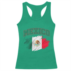 Retro Vintage Mexico Flag Racerback Tank Top Mexican Pride Gift TS12 Irish Green Print Your Wear