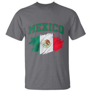 Retro Vintage Mexico Flag T Shirt Mexican Pride Gift TS12 Charcoal Print Your Wear