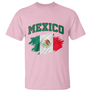 Retro Vintage Mexico Flag T Shirt Mexican Pride Gift TS12 Light Pink Print Your Wear