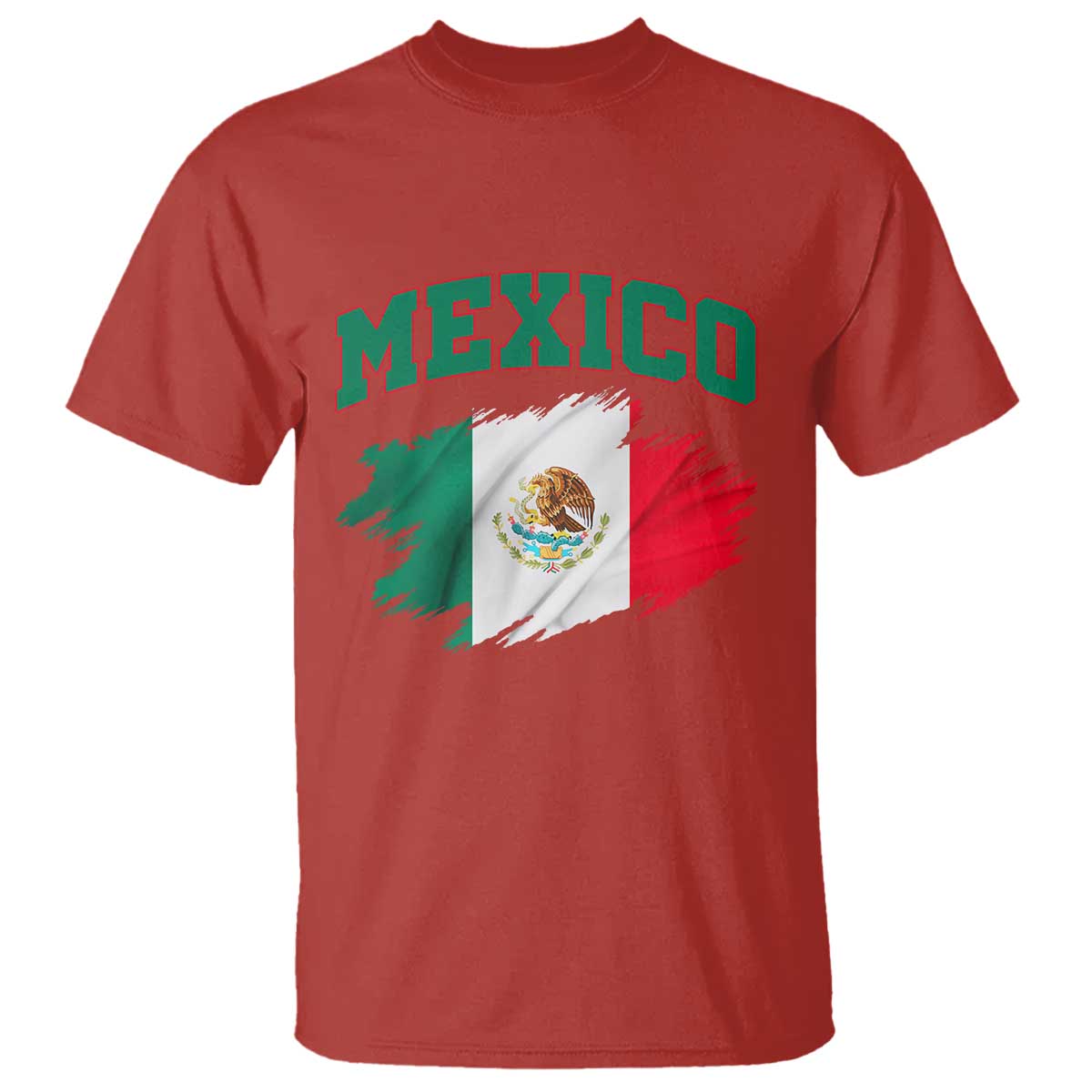 Retro Vintage Mexico Flag T Shirt Mexican Pride Gift TS12 Red Print Your Wear