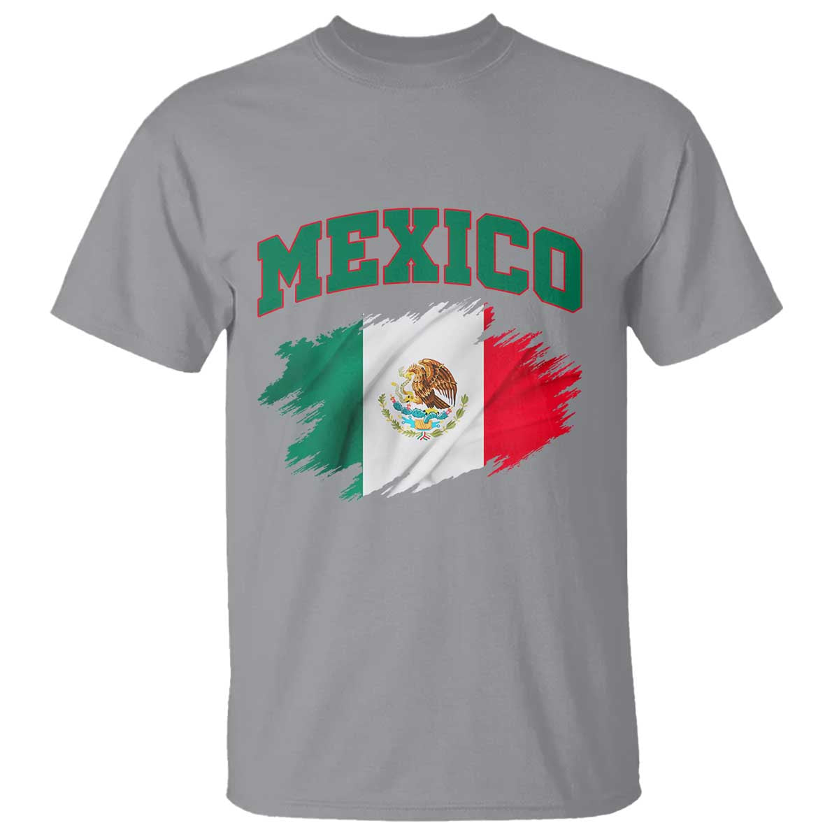 Retro Vintage Mexico Flag T Shirt Mexican Pride Gift TS12 Sport Gray Print Your Wear