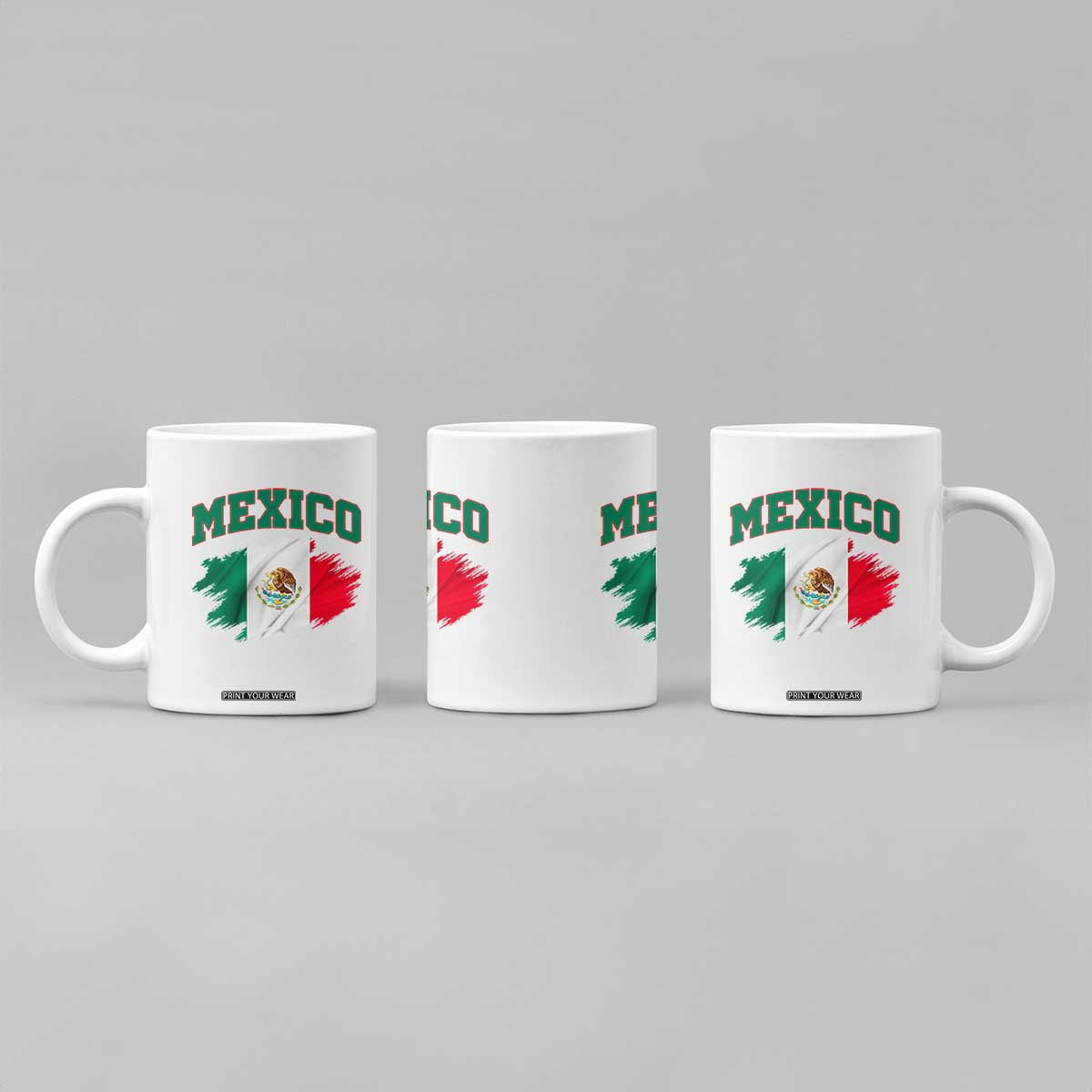 Retro Vintage Mexico Flag Coffee Mug Mexican Pride Gift TS12 Print Your Wear