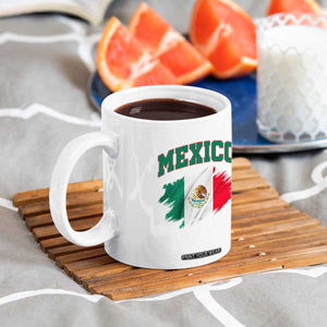 Retro Vintage Mexico Flag Coffee Mug Mexican Pride Gift TS12 Print Your Wear