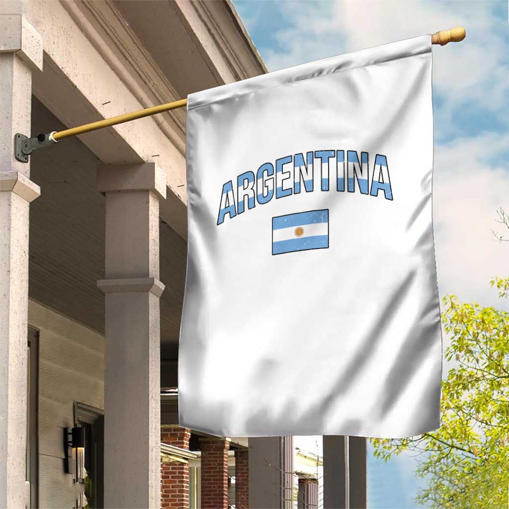 Throwback Argentina Pride Garden Flag Vintage Flag Heritage Gift TS12 Print Your Wear
