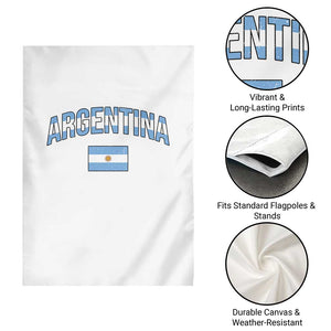 Throwback Argentina Pride Garden Flag Vintage Flag Heritage Gift TS12 Print Your Wear