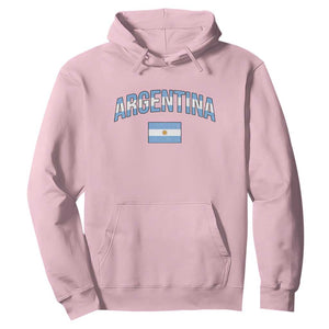 Throwback Argentina Pride Hoodie Vintage Flag Heritage Gift TS12 Light Pink Print Your Wear