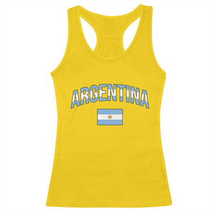 Throwback Argentina Pride Racerback Tank Top Vintage Flag Heritage Gift TS12 Daisy Print Your Wear