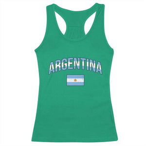 Throwback Argentina Pride Racerback Tank Top Vintage Flag Heritage Gift TS12 Irish Green Print Your Wear