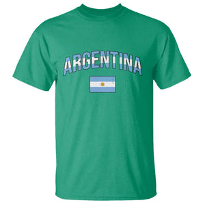 Throwback Argentina Pride T Shirt Vintage Flag Heritage Gift TS12 Irish Green Print Your Wear