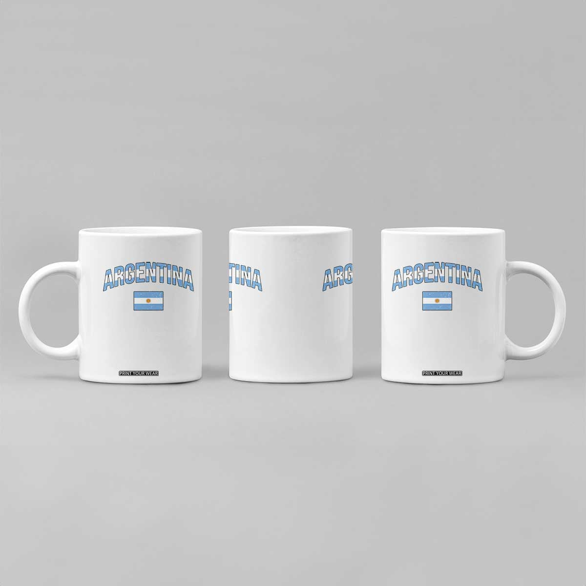 Throwback Argentina Pride Coffee Mug Vintage Flag Heritage Gift TS12 Print Your Wear