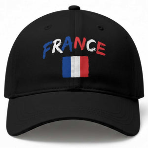 Vintage France Flag French Heritage Graphic Baseball Cap TS12 Print Your Wear