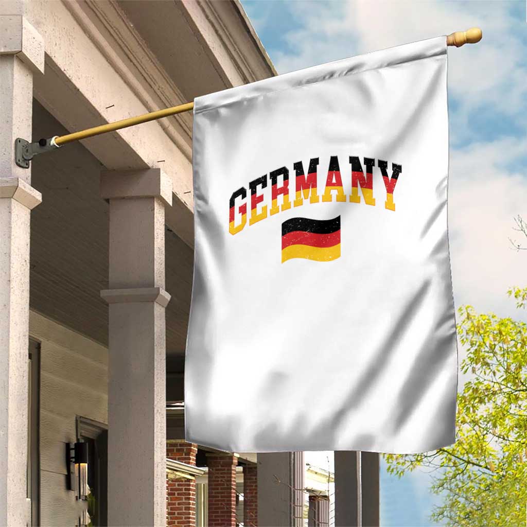 Vintage Germany Flag Garden Flag Black Red Gold German Heritage Gift TS12 Print Your Wear