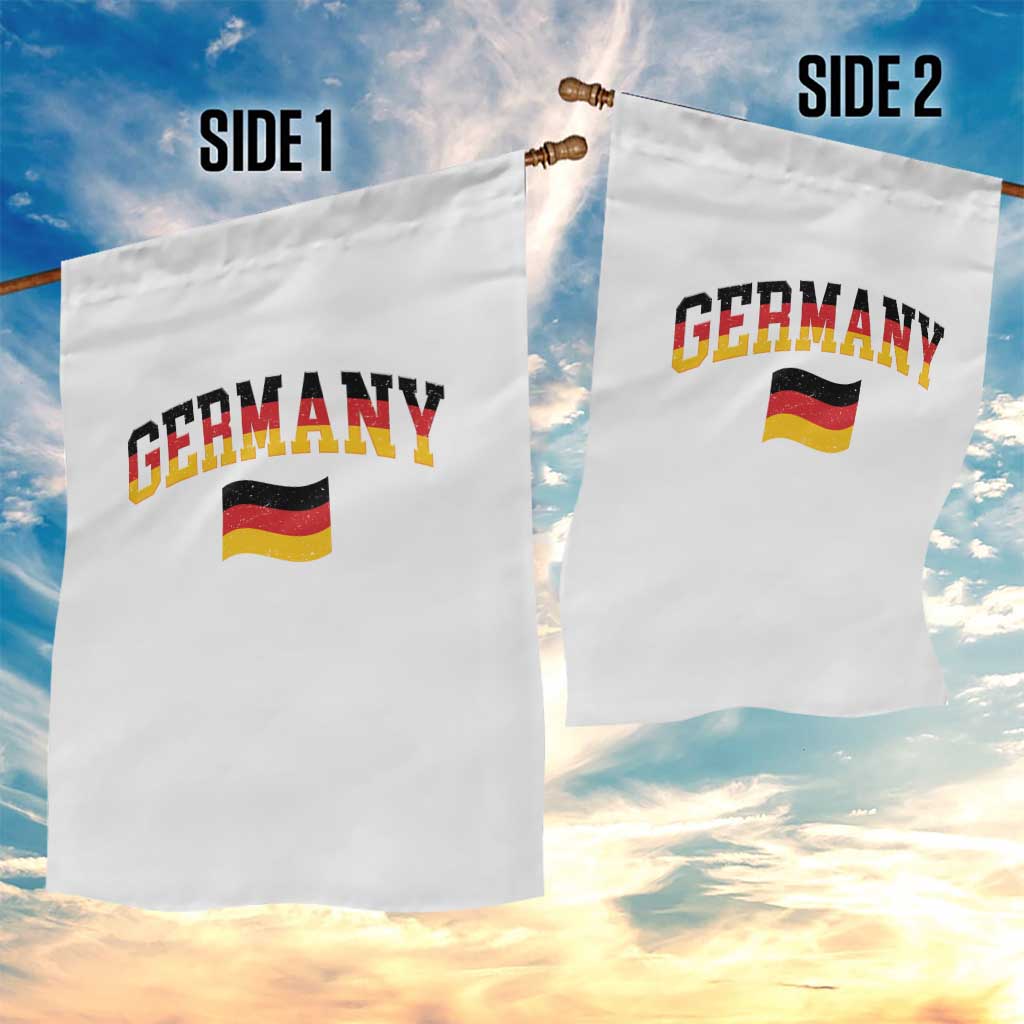 Vintage Germany Flag Garden Flag Black Red Gold German Heritage Gift TS12 Print Your Wear