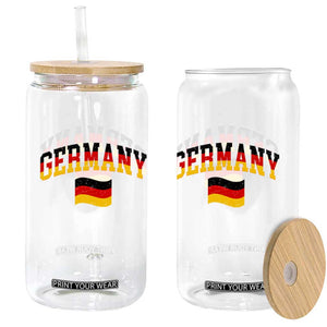 Vintage Germany Flag Glass Can Black Red Gold German Heritage Gift TS12 Print Your Wear