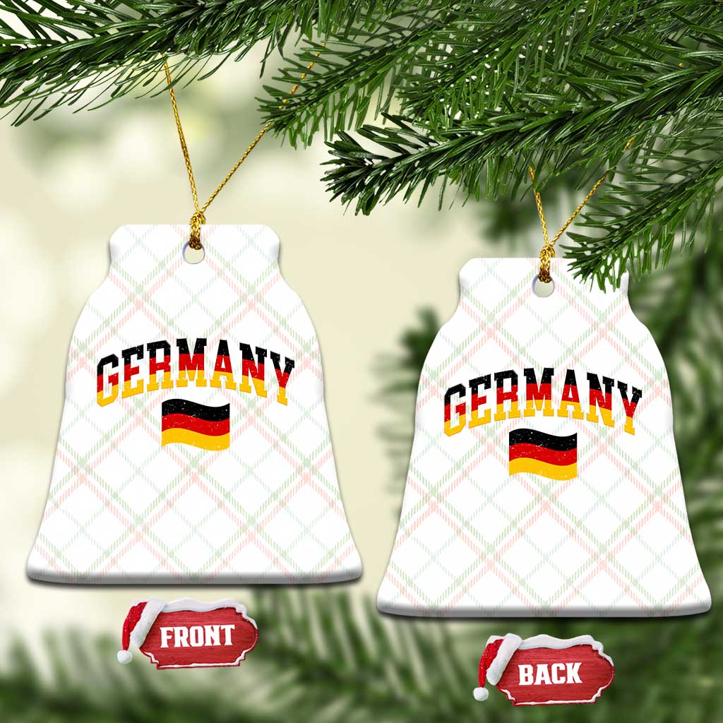 Vintage Germany Flag Ceramic Ornament Black Red Gold German Heritage Gift TS12 Print Your Wear