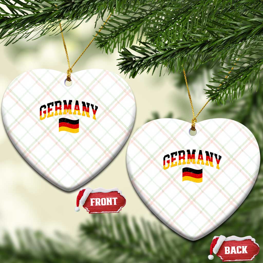 Vintage Germany Flag Ceramic Ornament Black Red Gold German Heritage Gift TS12 Print Your Wear