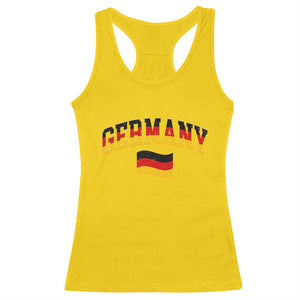 Vintage Germany Flag Racerback Tank Top Black Red Gold German Heritage Gift TS12 Daisy Print Your Wear