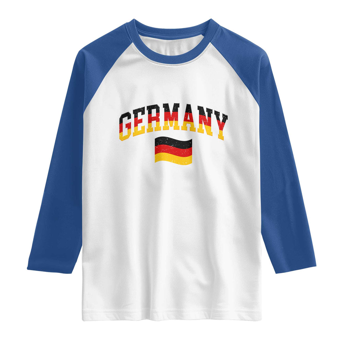 Vintage Germany Flag Raglan Shirt Black Red Gold German Heritage Gift TS12 White Royal Print Your Wear