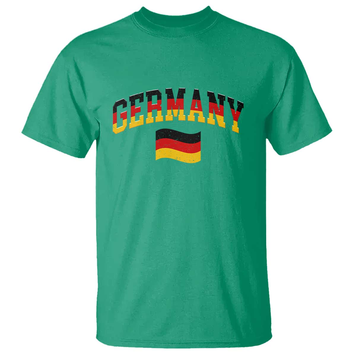 Vintage Germany Flag T Shirt Black Red Gold German Heritage Gift TS12 Irish Green Print Your Wear