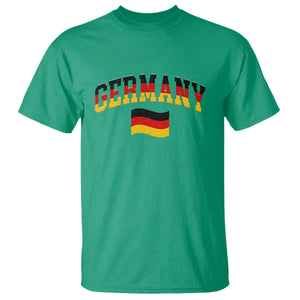 Vintage Germany Flag T Shirt Black Red Gold German Heritage Gift TS12 Irish Green Print Your Wear