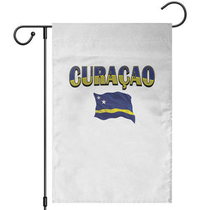 Vintage Curacao Flag Garden Flag Dutch Caribbean Heritage Gift TS12 White Print Your Wear