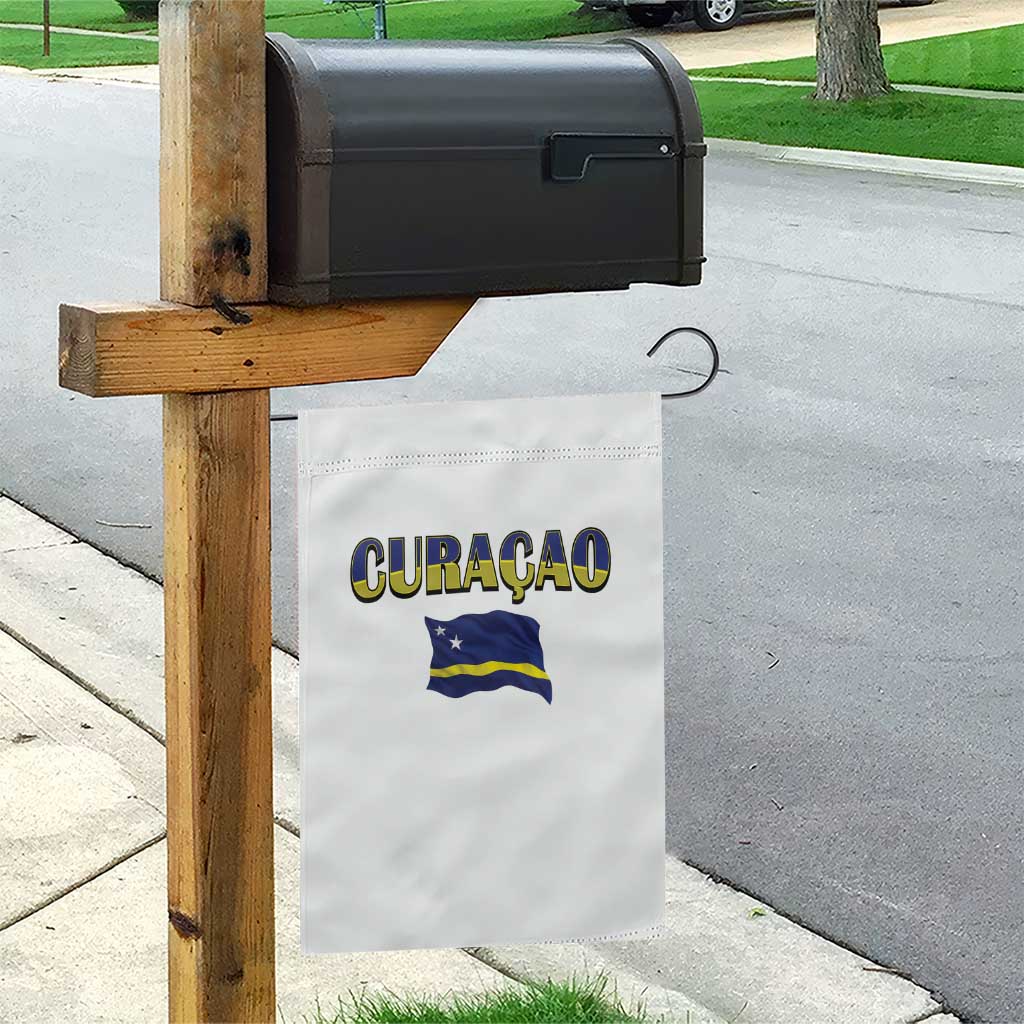 Vintage Curacao Flag Garden Flag Dutch Caribbean Heritage Gift TS12 Print Your Wear