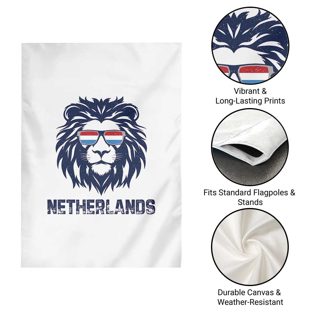 Cool Dutch Lion With Sunglasses Garden Flag Netherlands Pride Gift TS12 Print Your Wear