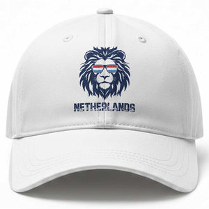 Cool Dutch Lion With Sunglasses Baseball Cap Netherlands Pride Gift TS12 Print Your Wear