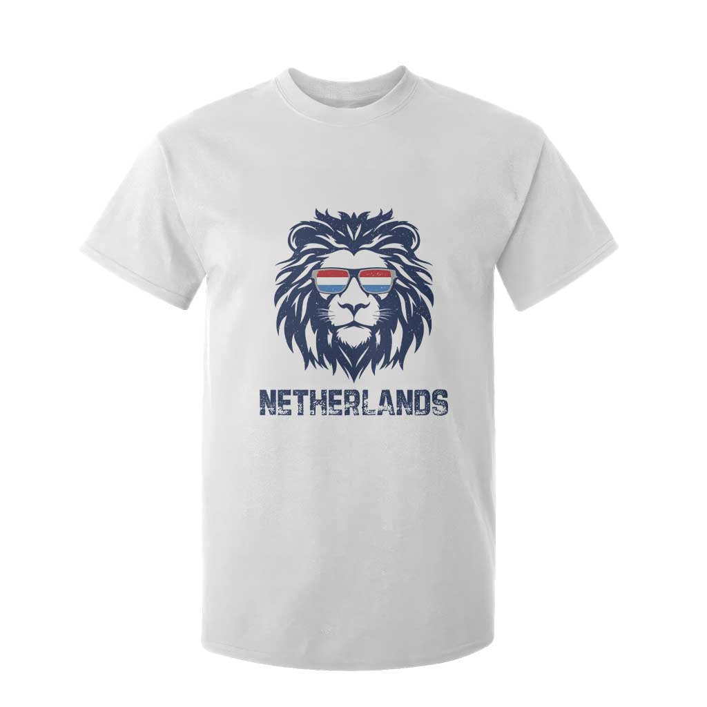 Cool Dutch Lion With Sunglasses T Shirt For Kid Netherlands Pride Gift TS12 White Print Your Wear